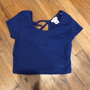 Wet Seal Backless Crop Top